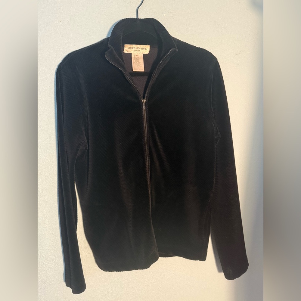 Jones New York Men's Black Corduroy Jacket